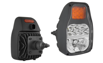 Фара LED головного света, задним креплением и разъeмом DT04-6P в корпусе - правая / левая