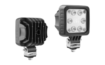 Фара LED рабочего света с разъeмом Deutsch DT04-2P в корпусе - синяя