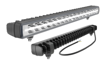 Фара LED рабочего света с габаритным огнем и нижним крепежным кронштейном