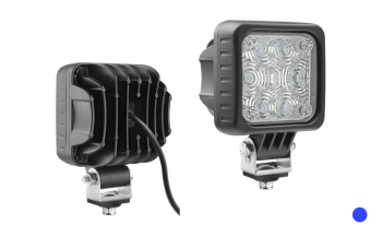 Фара LED специального назначения с проводом - синяя