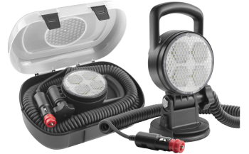 угол пучка 58°, 2000лм - модуль LED 12V-24V, провод спиральный 8 м, штекер прикурива, ручка, футлярчик