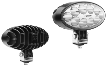 Фара LED рабочего света с разъeмом AMP SuperSeal в корпусе