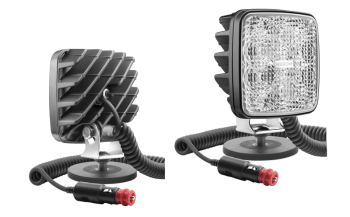 Фара LED рабочего света с магнитным держателем, спиральным проводом и выключателем