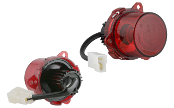 лампа P21W 12V, провод 0,1 м, разъем AMP Faston
