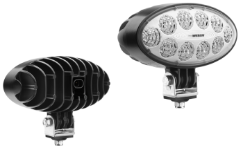Фара LED рабочего света с разъeмом AMP SuperSeal в корпусе