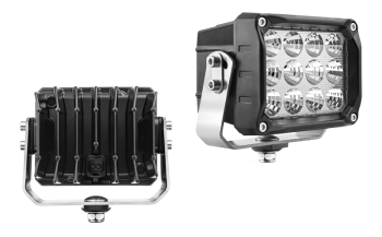 Фара LED рабочего света с нижним креплением и разъeмом Deutsch DT04-2P в корпусе