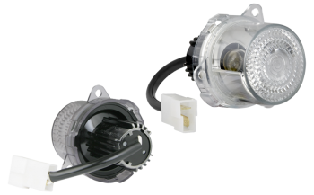 лампа P21W 12V, провод 0,1 м, разъем AMP Faston