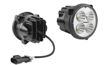 Фара LED рабочего света с разъeмом Delphi 12059450 на проводе (крепление на 3 шурупа)