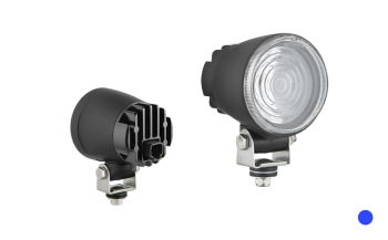 Фара LED специального назначения с разъeмом Deutsch DT04-2P в корпусе - синяя