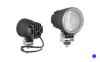 Фара LED специального назначения с проводом - синяя