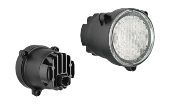 Фара LED противотуманная для установки в кузов с разъeмом Deutsch DT04-2P в корпусе (крепление на 3 винта)
