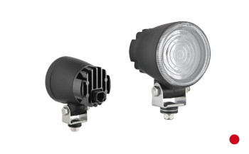 Фара LED специального назначения с разъeмом Deutsch DT04-2P в корпусе - красная