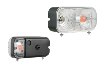 лампа PY21W 12V, лампа R5W 12V, провод 0,15 м, разъем AMP Faston